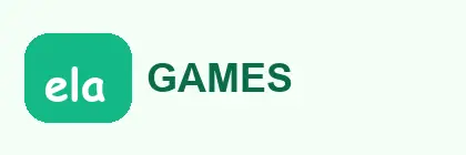 Ela Games wordmark in green
