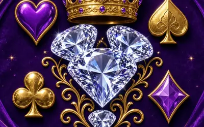 Royal Hold Diamonds crown and sparkling gems