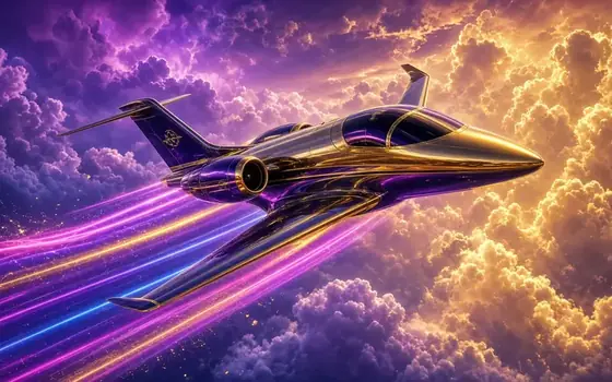 Aviatrix plane on a purple crash board
