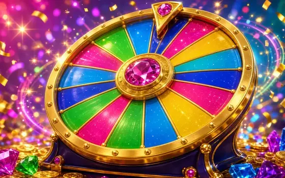 Color Wheel bright spinning wedges