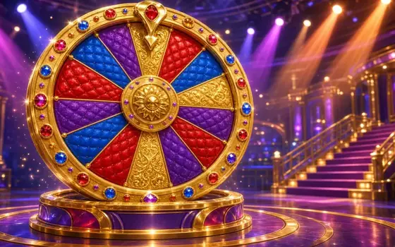 Mega Wheel prize wheel with a host